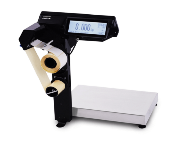 МАССА-К МК-15.2-R2P-10-1 Весы с печатью этикеток. Торговые. 2 экрана, Масса-К - торговое оборудование.